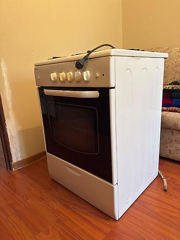 baking oven: Плита BEKO комбинированная: 3 газовые конфорки + 1 электрическая — 3