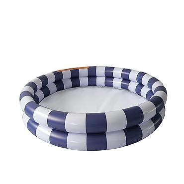 sifon pumpa: Swim Essentials dečiji bazen 100 cm – tamno plavo-bele pruge - — 1