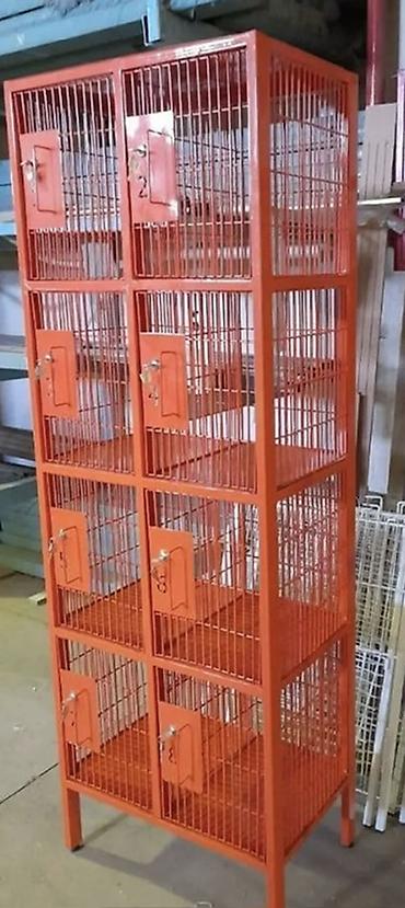 aptek seymur фото: 8 bölməli metal saxlama dolabı / qəfəs tipli şkaf Möhkəm metal — 3