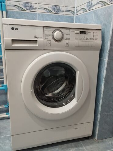 paltaryuyan maşınların qiyməti: Paltaryuyan maşın LG, 5 kq, İşlənmiş, Avtomat, Qurutmasız
