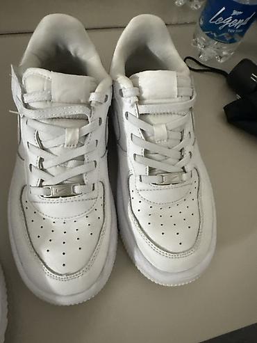 аир форсы: Кроссовки, 35.5, Nike, Б/у, цвет - Белый, Самовывоз — 1