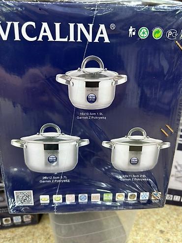 kaz: Набор кастрюль Vicalina, 6 предметов (3 кастрюли + 3 крышки) - — 4