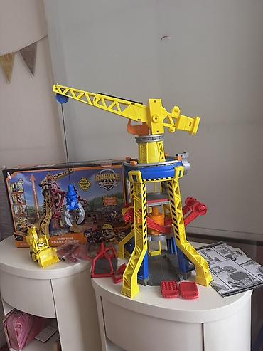 Digər oyun dəstləri: PAW Patrol Rubble & Crew – Строительная башня с краном и фигуркой — 1