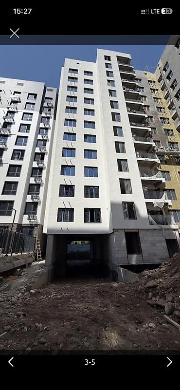 сдается квартира манас: 1 комната, 49 м², Кок-Жар ж/м Элитка, 9 этаж, ПСО (под самоотделку) — 3