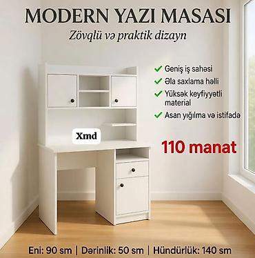 барные стулья: Modern yazı masası – zövqlü və praktik dizayn. Xüsusiyyətlər: - Geniş — 1