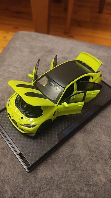 1: BMW M3 Competition (G80) 1:32 die-cast model avtomobil – kolleksiya — 1