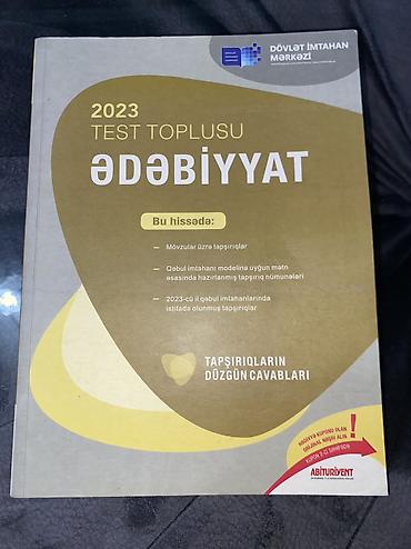 Testlər: Ədəbiyyat Test toplusu.
Tam səliqəli vəziyyətdədir — 1