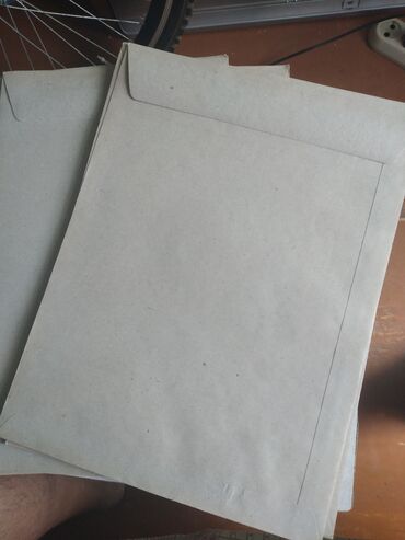серьги синего цвета: Конверты производства Турции. Светло-коричневого цвета. Бумажные