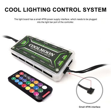 скупка ноутов: Coolmoon для ПК RGB-подсветкой и ИК-пультом дистанционного управления