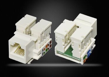пассивное сетевое оборудование rj 12: Сетевой разъем Ethernet / Модуль Keystone ZH-8001 Jack RJ