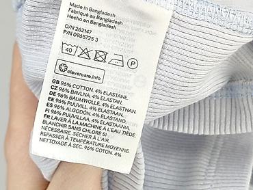 bluzki bawełniane basic: H&M, Top damski, rozmiar L — 5