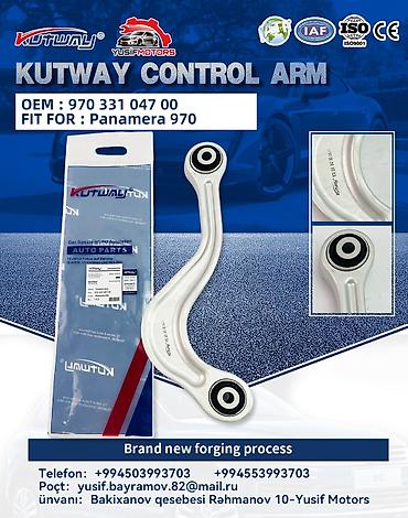 Podveska, xodovoy hissələri: KUTWAY Control Arm (asqı qolu) - OEM: 970 331 047 00 - Uyğunluq — 1