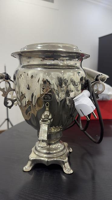 Samovarlar: İşlənmiş Elektrik Samovar, 3 l, Ünvandan götürmə — 1