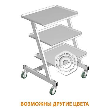 Медицинская мебель: Стеллаж-стойка для приборов СММ (белый) - для размещения разного вида — 1