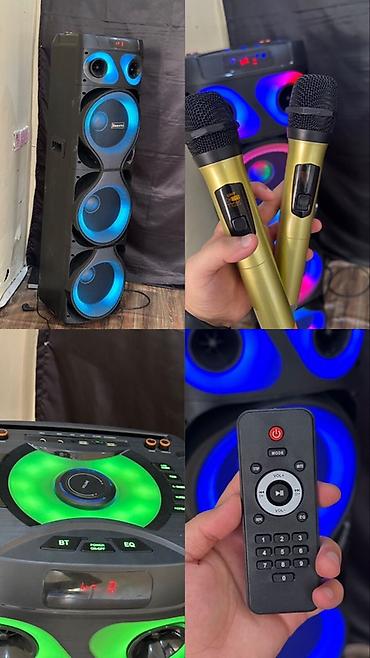 səs kalonka: Böyük ölçülü partnyor akustik sistemi – LED işıqlı 3 wooferli party — 5