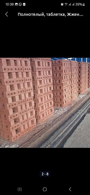 Строительный кирпич: Пустотелый, дырчатый, Жженый кирпич, Одинарный, 250×120×65 — 4