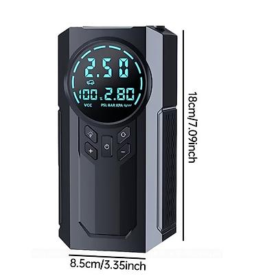 tezyiq: 8000A çoxfunksiyalı avtomobil start-verici və hava kompressoru — 4