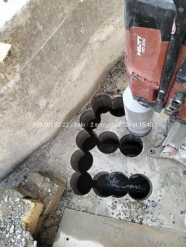 elektrik iş: Beton kəsimi:050-220-08-78 diamond karotla deşik açma xidməti - — 7