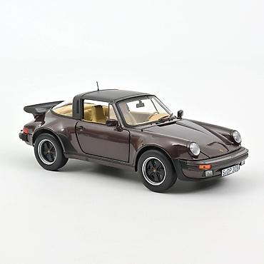 red 87: 🏎️ Porsche 911 Turbo Targa 1987 – Brown Metallic – Norev Norev — 1