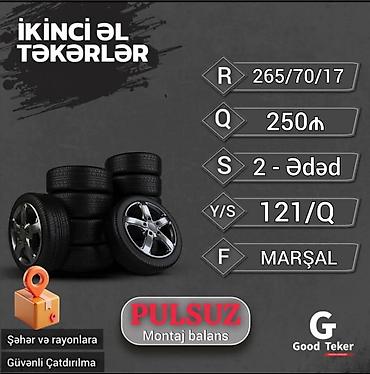 bakı qebele avtobus: ✅ 265/70/17 bir cüt yaxşı vəziyyətdə iki ədədin qiyməti 250Azn 🛞Minum — 9