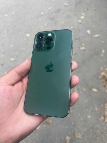 айфон 14 про бу цена бишкек: IPhone 13 Pro Max, Колдонулган, 256 ГБ, Жашыл, Куту, 90 %