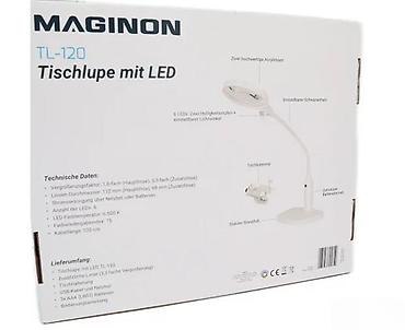 menta sadnice: MAGINON TL-120 – stona lupa sa LED osvetljenjem - Ugrađena LED — 2