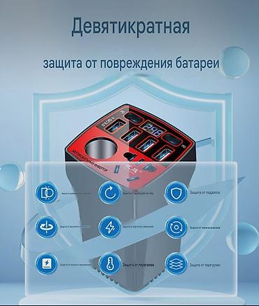 дио: Интеллектуальный автомобильный инвертор 200 Вт, 12/24В, подходит для — 4