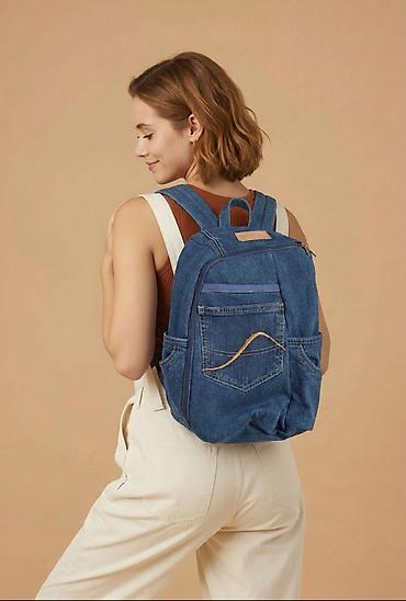 Modni rančevi: Džins rančevi – urbani, praktični i jedinstveni - Materijal: džins i — 16