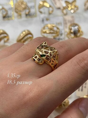 Кольца: Золотые кольца, разные модели. 1) Массивное многополосное кольцо с — 18