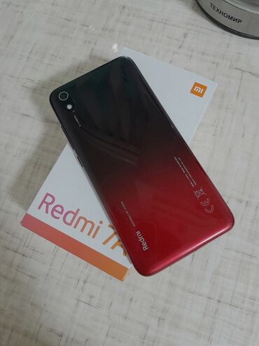 Мобильные телефоны: Xiaomi, Redmi 7A, Б/у, 32 ГБ, цвет - Красный, 2 SIM