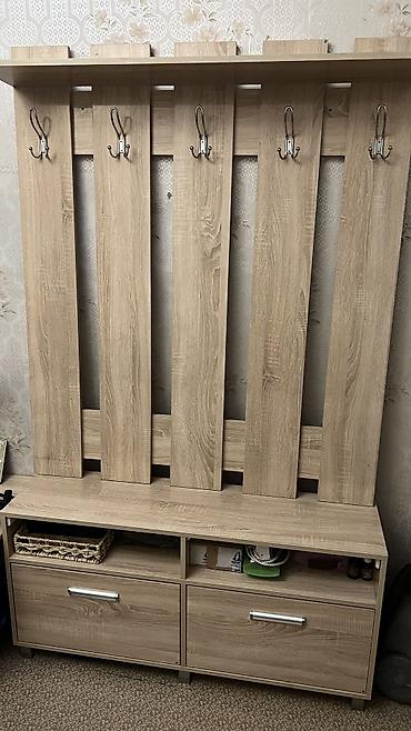 Гарнитуры для прихожей: Гарнитур для прихожей, Новый, Тумба, Вешалка, Обувница, МДФ, Самовывоз — 6