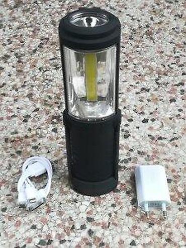 Ostali ručni alati: COB/LED radna lampa sa magnetom i kukom – punjiva - Snažna COB radna — 7