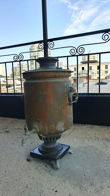 Qədim samovar, 1904 il, Mis, Vəziyyəti: Qənaətbəxş — 4