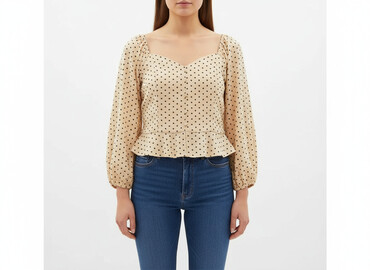bluzki w serek plus size: Zara, Жіноча блуза, розмір XL