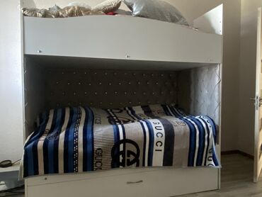 2 mərtəbəli çarpayı qiymetleri: Oğlan və qız üçün, İşlənmiş, Çarpayı, Matras ilə, Siyirməli, Taxta