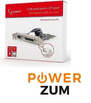 Ostali kompjuterski delovi: Gembird PCI-Express dodatna kartica – COM (RS-232) + LPT (parallel) — 2
