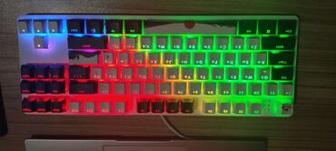 Klaviaturalar: Klaviatura "project one 87 fuji"Heç işlənməyib təzədi RGB — 6