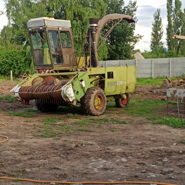 обмен трактор: Комбайн е281 сатылат, абалы жакшы, бүт иштейт. азыр чабып жүрөт силос