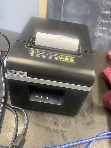 Торговые принтеры: Термопринтер чеков Xprinter - Тип печати: термопечать (работает на — 1