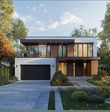 Фасадные работы: Проектирование и строительство современных частных домов - — 1