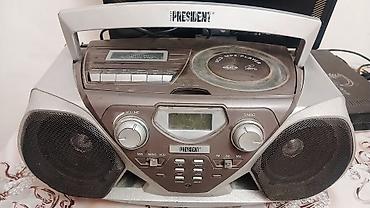 boombox: PRESIDENT portativ audio mərkəzi Xüsusiyyətlər: - CD/VCD/MP3 pleyer — 2