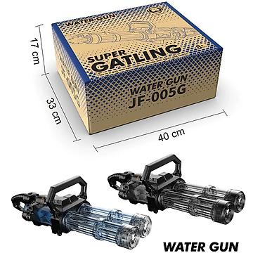oyuncag tapanca: Su Silahı – 3000 mL + 2 Başlıqlı + İşıqlı Güclü və uzunmüddətli su — 1
