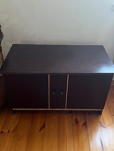 eurohome qapılar: Taxta TV/komod dolabı - Material: laminat/LDSP (qaranlıq qoz rəngi) - — 1