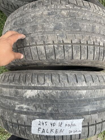 Шины: Шины 245 / 40 / R 18, Лето, Б/у, Пара, Легковые, Falken