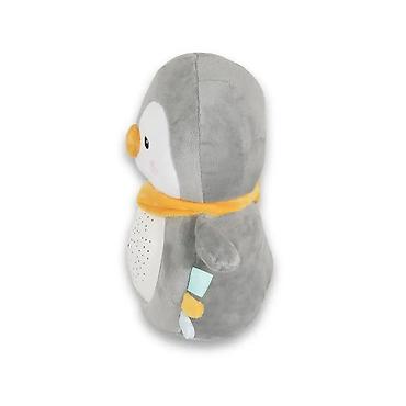 decij: Bela buka, Noćna lampa i projektor Snuggly Penguin MONI toys – — 2
