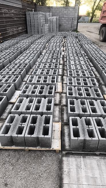 Пескоблок: Пескоблок Рваный, Стеновой, 190x190x390 — 14