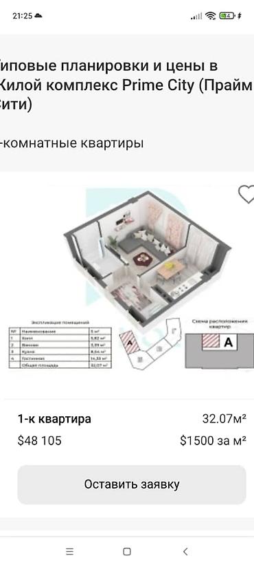 про маркет: 1 комната, 32 м², Элитка, 9 этаж, Готовая ПСО (под самоотделку) — 3