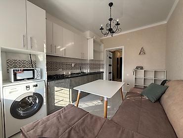 Продажа квартир: 1 комната, 44 м², Асанбай мкр Элитка, 9 этаж, Евроремонт — 12