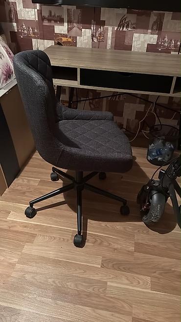 İş masası və ofis kreslosu seti - Masa: Skandinaviya üslubunda, açıq