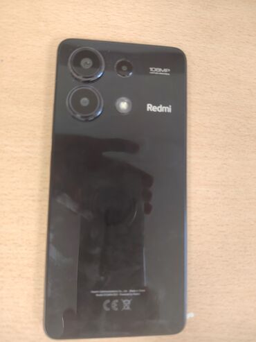 redmi telfon: Redmi Note 13, 256 GB, rəng - Qara, Sensor, Barmaq izi, İki sim kartlı